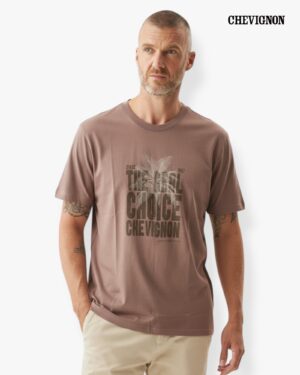 Camiseta 645G128 cafe