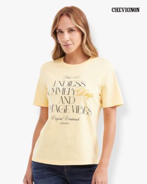 Camiseta  702G015 amarillo